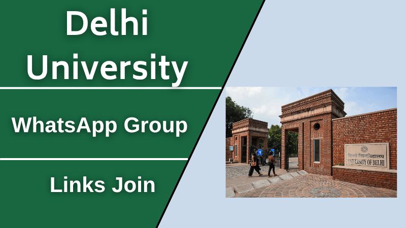 Delhi University WhatsApp Group Links - Join Now