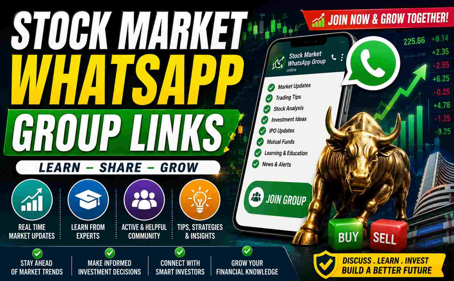 Stock Market WhatsApp Group Links