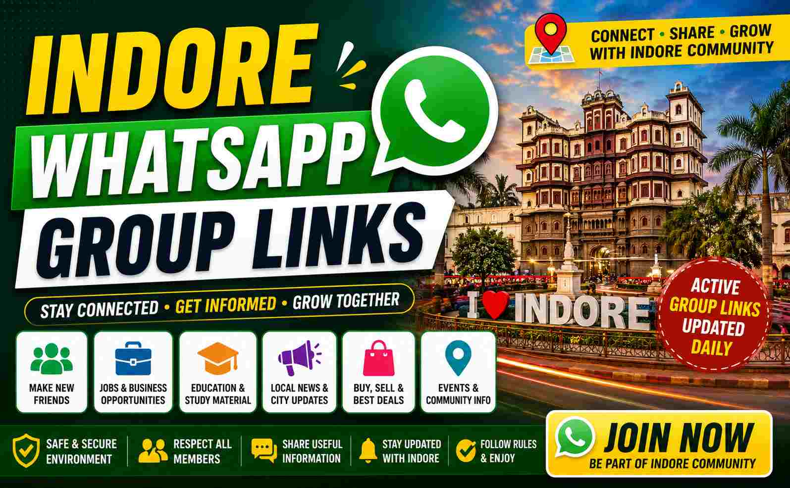 Indore WhatsApp Group Links